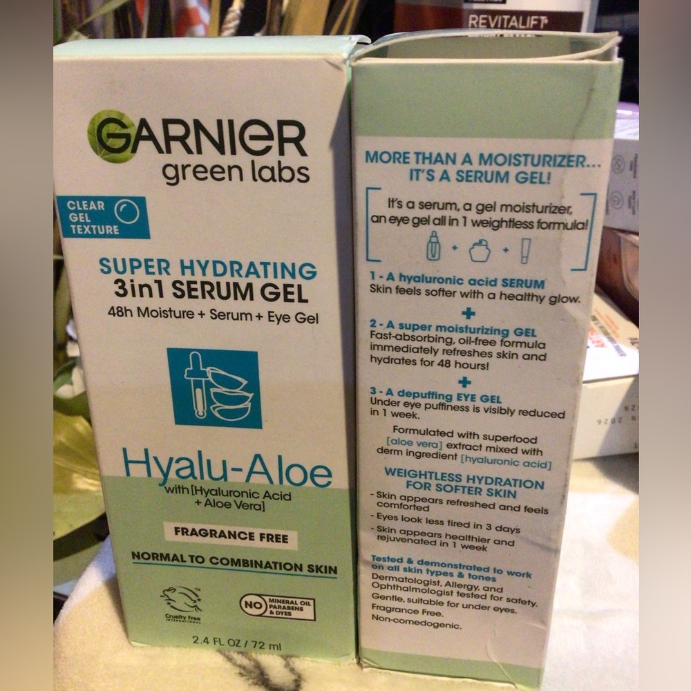 New garnier super hydrating 3 in 1 serum
